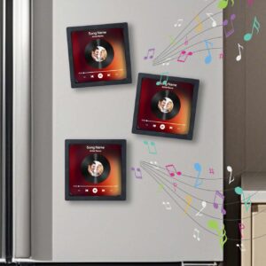 Custom Photo Vinyl Record Music Fridge Magnet for Special Memories