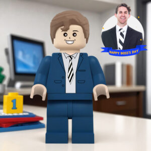 Fully Customizable Giant Minifigs Personalized Full-Body Brick Figure Boss's Day Gift