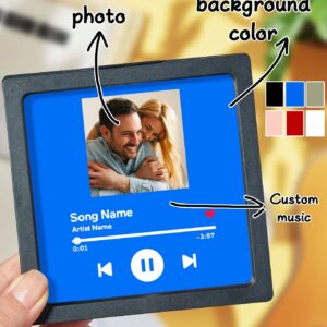 Personalized Photo Music Fridge Magnet for Unique Home Decor