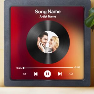 Custom Photo Vinyl Record Music Fridge Magnet for Special Memories