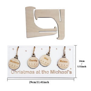 Personalized Christmas Family Sign Gift for Family
