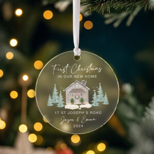 Personalised New Home Christmas Ornament First Home Ornament for New Home Gift