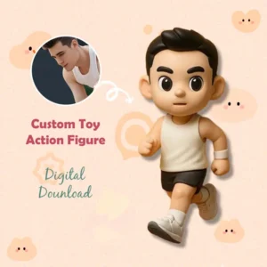 ProCustom 1 Person 3D Mini Figure From Your Photo Personalized Toy Figure Gifts For Kids