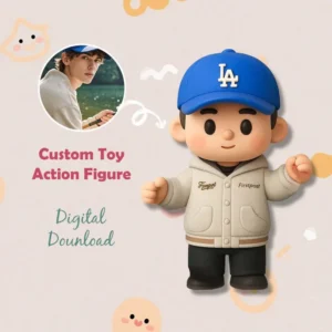 Production Time: 10 Business Days Custom 2 People 3D Mini Figure From Your Photo Personalized Toy Figure Gifts For Couple