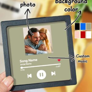 Personalized Photo Music Fridge Magnet for Unique Home Decor