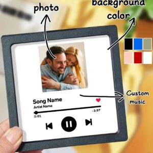 Personalized Photo Music Fridge Magnet for Unique Home Decor