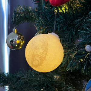 Custom 3D Printed Christmas Ornament Personalized Christmas Tree Ornament Ball