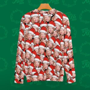 Custom Face Ugly Christmas Sweater Personalized Christmas Hat Sweater For Christmas
