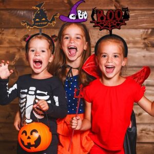 6 Pcs Halloween Headbands Halloween Hair Hoop for Party Supply Cosplay Decoration