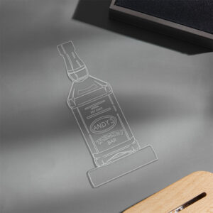 Personalized  Liquor Night Light 7 Colors Acrylic Wine 3D Lamp Father's Day Gifts