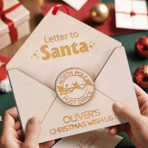 Personalized Christmas List Ornament Santa Letter Christmas Ornament for Christmas Gifts