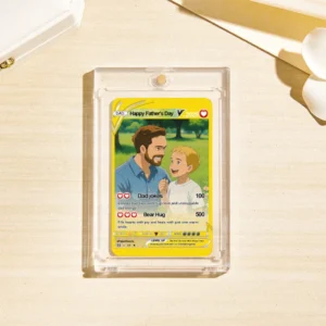 Father's Day Poke Card Custom Poke Card Gift For dad Father's Day Gift Custom Poke Present