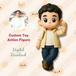 ProCustom 1 Person 3D Mini Figure From Your Photo Personalized Toy Figure Gifts For Kids
