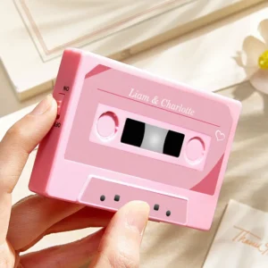 Personalized Vintage Recordable Cassette Phonograph Music Box Birthday Card Wish Christmas Gift Anniversary Birthday Gift For Bestie