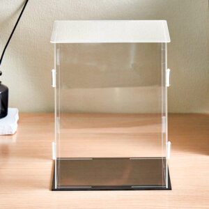 Dustproof Clear Acrylic Display Case Display Box – Protective Box for 1 Person Brick Figure Collectibles