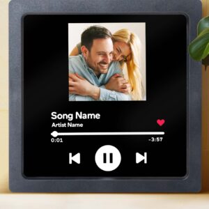 Personalized Photo Music Fridge Magnet for Unique Home Decor