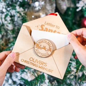 Personalized Christmas List Ornament Santa Letter Christmas Ornament for Christmas Gifts