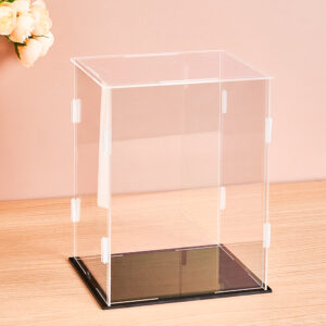 Dustproof Clear Acrylic Display Case Display Box – Protective Box for 1 Person Brick Figure Collectibles