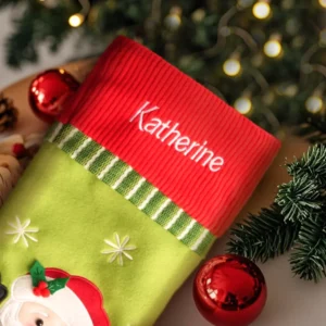 Personalized Christmas Stocking with Embroidered Name Christmas Stockings Gifts for Family