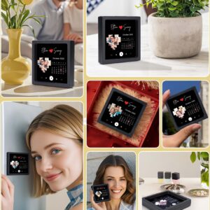 Personalized Name Photo Calendar and Music Fridge Magnet for Memorable Gifts
