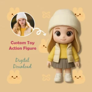 ProCustom 1 Person 3D Mini Figure From Your Photo Personalized Toy Figure Gifts For Kids