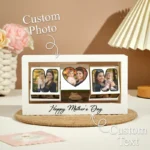 Mother’s Day Gifts – Custom Swing Photo Frame Rotating Cube Stand for Mom
