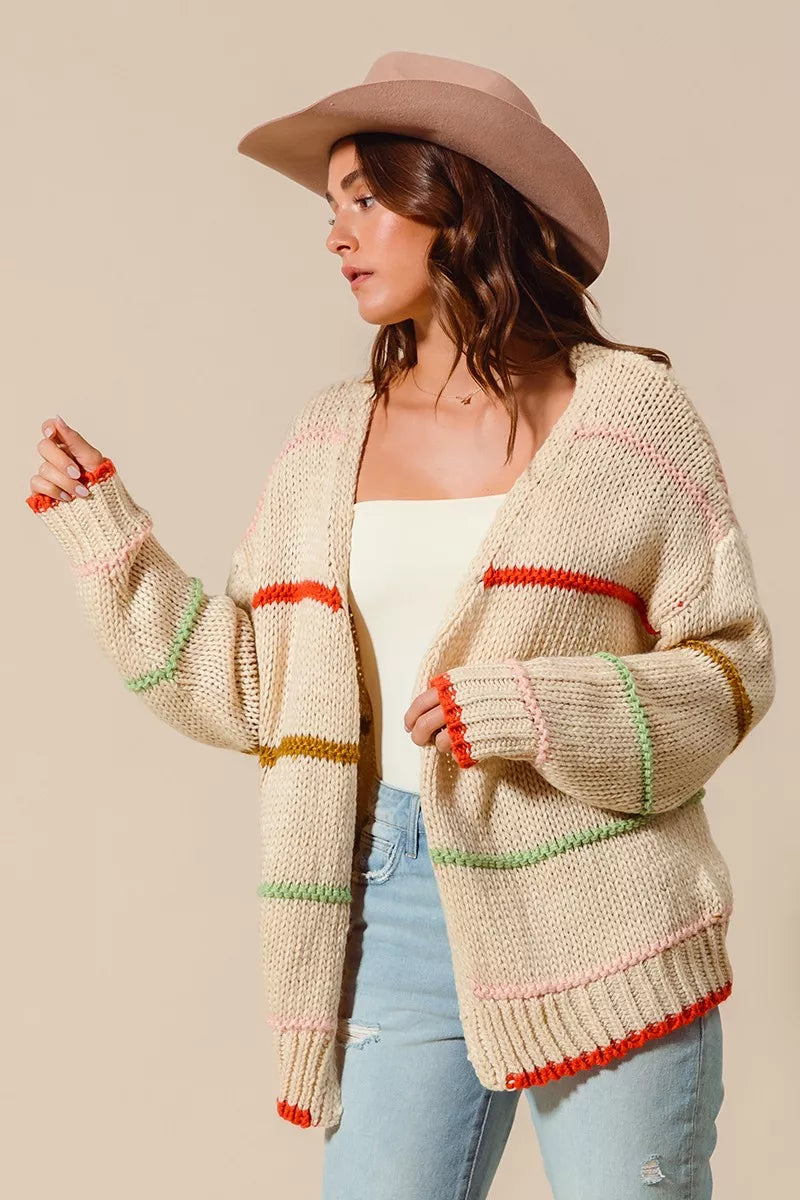 So Me Loose Fit Multi Stripe Open Front Cardigan 2 1f6d55e76fcd4b8ba5548551acd47133-Max-Origin